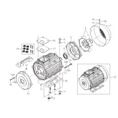 Motor RF Assembly for Nilfisk