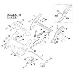 Frame Height Adjustment Assembly