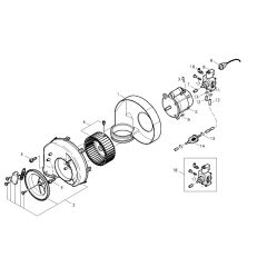 Fan Assembly for Nilfisk MH 3M