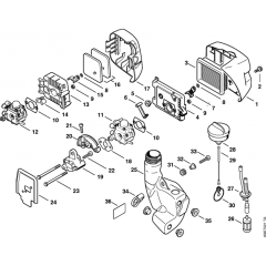 Air & Fuel Assembly for Stihl