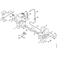 Stihl 046 parts diagram