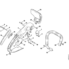 Handle Assembly for Stihl 015 Gasoline Chainsaws