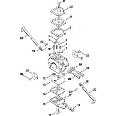 Carburetor C1Q-S11 (13.94) Assembly for Stihl 021 023 025 Gasoline Chainsaws