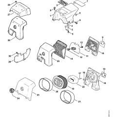Shroud, Air filter Assembly for Stihl 064 Gasoline Chainsaws