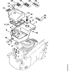 Air filter Assembly for Stihl 090 090G Gasoline Chainsaws