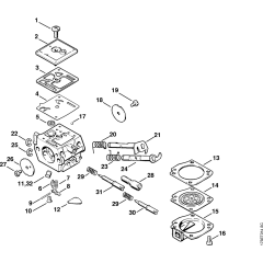 Carburetor C3A-S31 Assembly for Stihl MS360C Chainsaws
