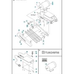 Motor, Pulley & Belts Assembly