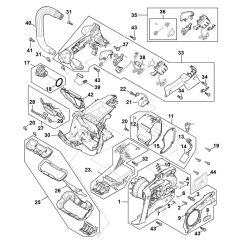 Motor, Handle Housing Assembly