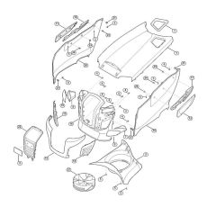 Engine Hood for Stihl/Viking MT 5097.1