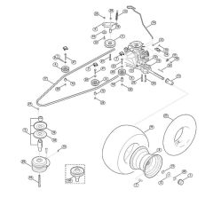 Gearbox, Wheel, Blade Clutch