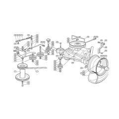 Gear Box for Stihl/Viking MT 545 L