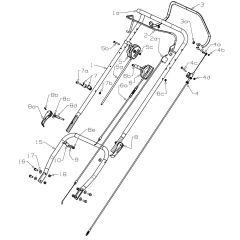 Handle Assembly for Morrison Mower