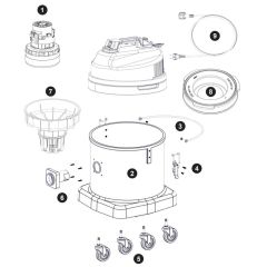 Numatic CVD570 Assembly