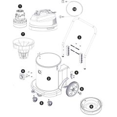 Numatic CVD900 Assembly
