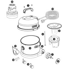 Numatic HVW370 Assembly