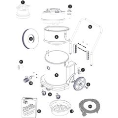 Numatic HZD900 Assembly