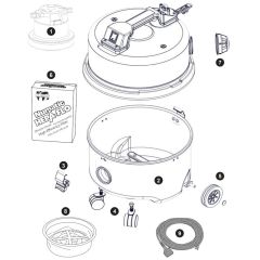 Numatic NQS250B Assembly
