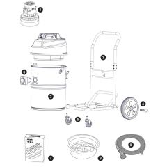 Numatic NTD750 Assembly