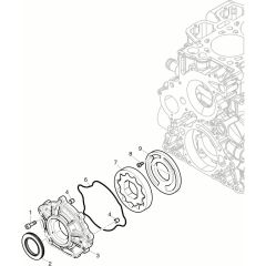 Oil Pump Assembly for HATZ 4H50T.10