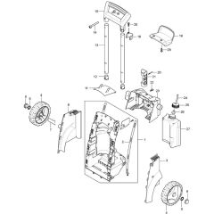 Back Assembly for Nilfisk P 150.2-10