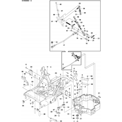 Chassis/Frame for Husqvarna P 524EFI
