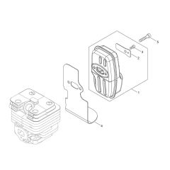 Muffler for ECHO PB-2620