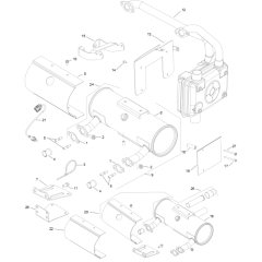 Exhaust for Kohler PCH680