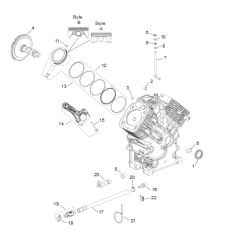 Crankcase for Kohler PCH680