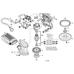 Bosch PEX 220 A Sander Assembly