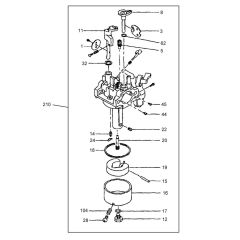 Carburettor Assembly for Wacker PG2 Pump