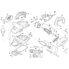 Planer Assembly for Bosch PH0 1500