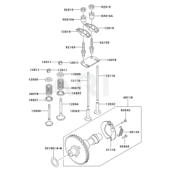 Valve/Camshaft for Kawasaki PP4000