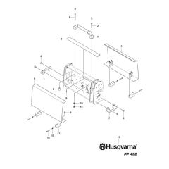 Cover Assembly for Husqvarna PP 492