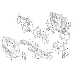 Bosch PST 18 LI Jigsaw Assembly