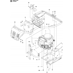 Engine Assembly for Husqvarna
