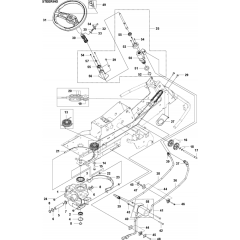 Steering Assembly for Husqvarna