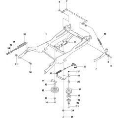 Husqvarna R316 TX Attachments