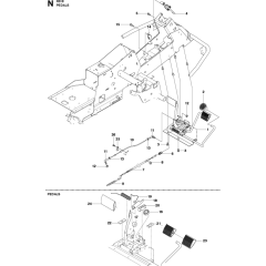Pedals Assembly for R318 Riders