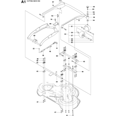 94cm Cutting Deck Assembly