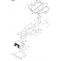 Cover Assembly-3 for Husqvarna
