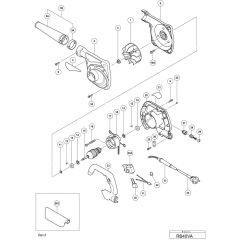 Hikoki RB40VA Blower Assembly