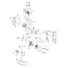 Exhaust Assembly for Hikoki RB65EF
