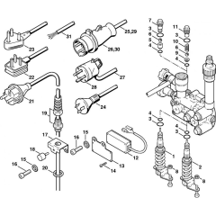 Control Piston & Power Cable