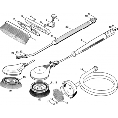 Washing Brush Assembly