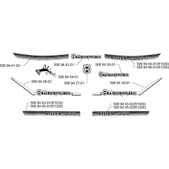 Decals for Husqvarna Rider 1030