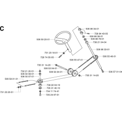 Steering Assembly for Husqvarna