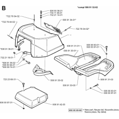 Hood Assembly for Husqvarna 850 HST
