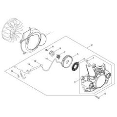 Recoil Starter for ECHO RM-520ES