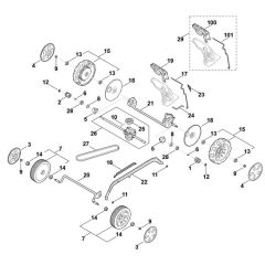 Chassis Assembly for Stihl RM 253.3 T