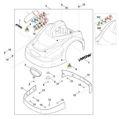 Machine Cover for Stihl RMI 422.2
